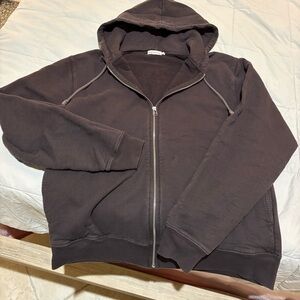 Good American French terry hoodie